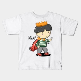 the cute little king Kids T-Shirt